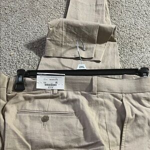 Men's Tan Pants linen